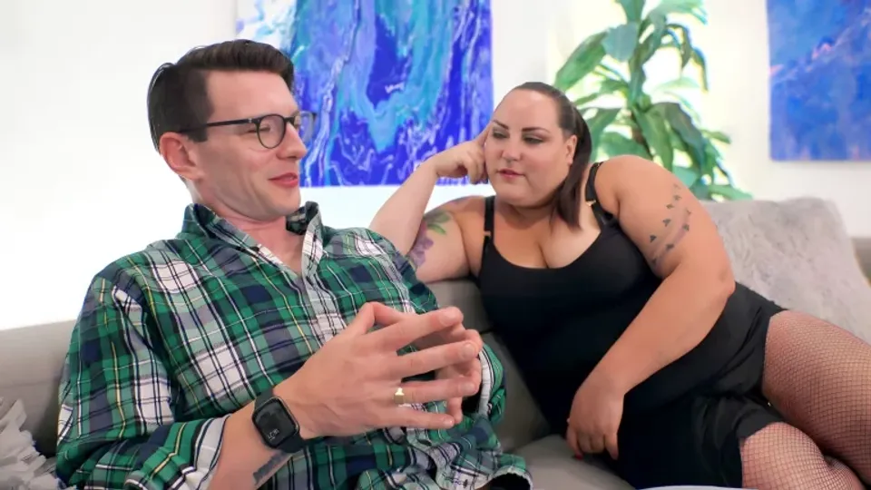 Horny BBW Jumps Her Dates Bones 