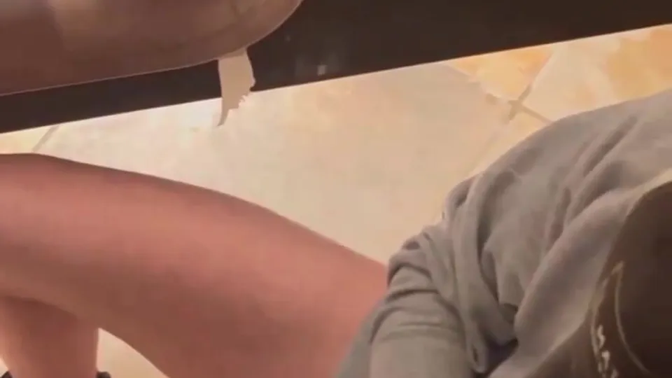 Caught Dad Masturbating in Public Restroom