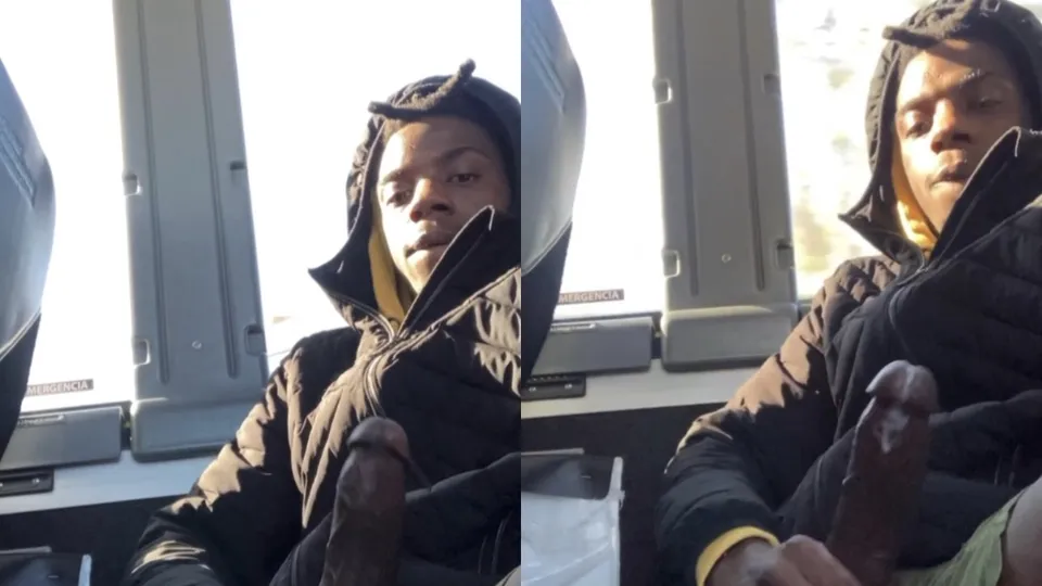 Horny teen cums on the *BUS* - ThisVid.com