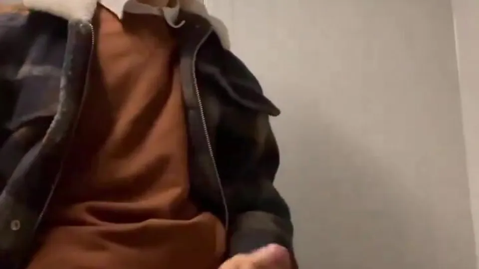 Horny uncut passenger jerks off and shoots huge cumload - ThisVid.com