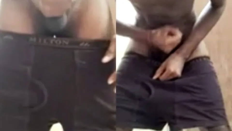 Hostel Guy masturbates dick in Bathroom closeup majaa