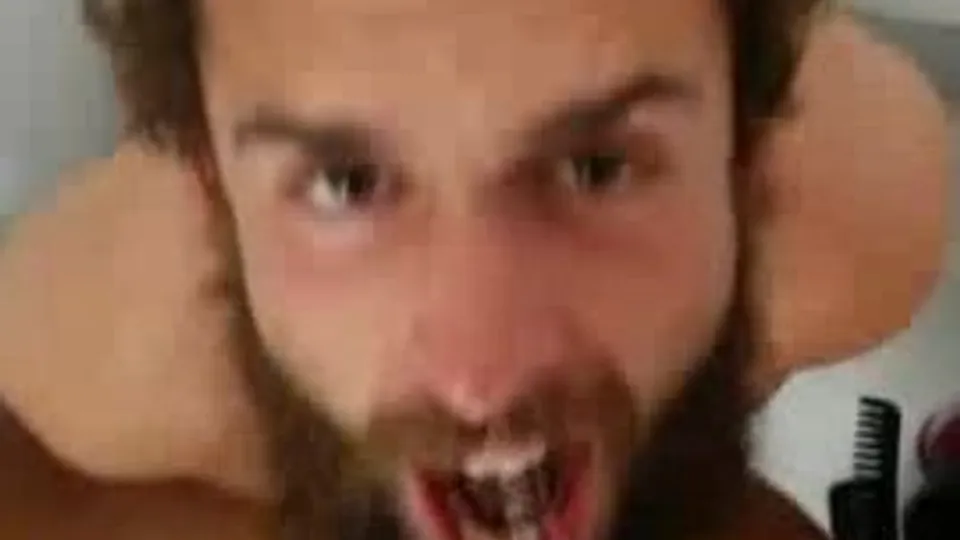 Hot Beard Piss Drinker - gay pissing porn at ThisVid tube