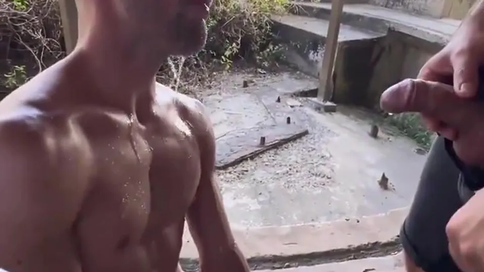 Hot blond suck whilest getting pissed on - ThisVid.com