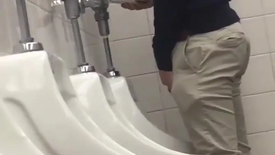 Hot boy peeing at the urinal 33 - ThisVid.com