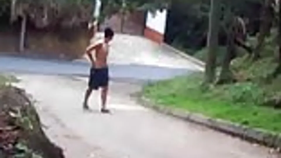 Hot Boy Wanks & Dildo Play In Public
