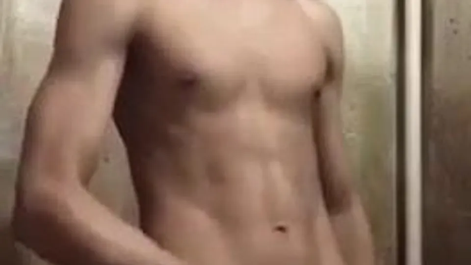 Hot Brazilian Stallion Nuts in Shower