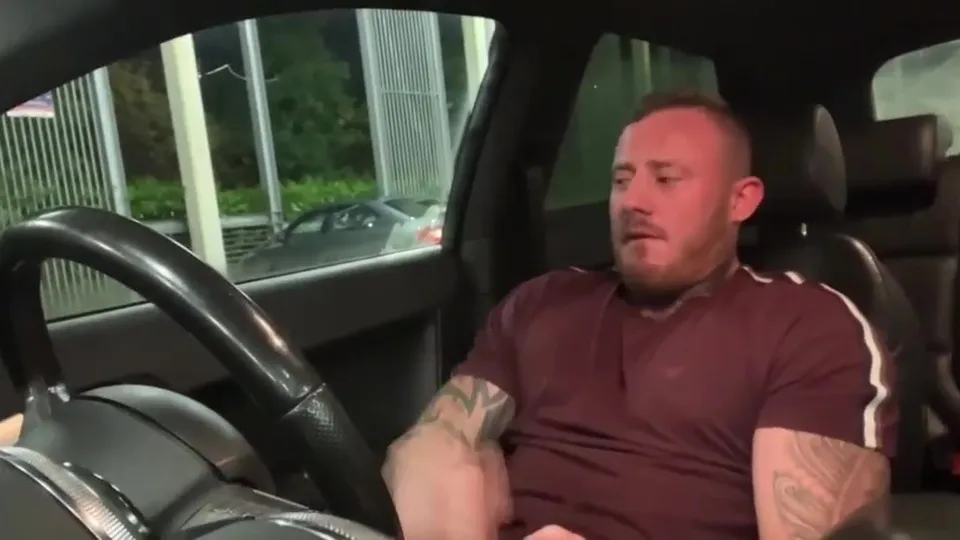 Hot guy cums in car and mate eats it - ThisVid.com