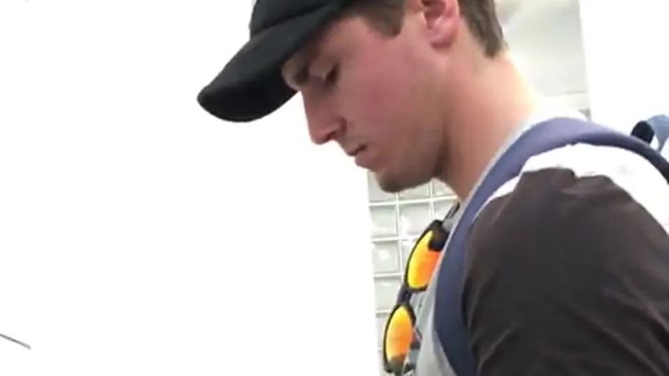 HOT GUY URINAL SPY - ThisVid.com