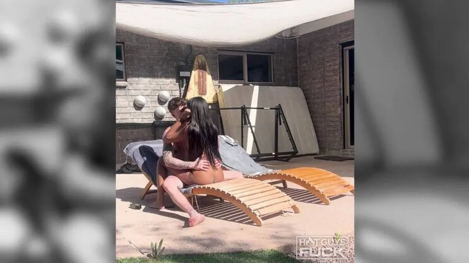 Hot Guys Fuck - Trey BeacherAllison Lox - Neighbors Get a Free Show - Trey Beacher Fucks Allison Lox in The Backyard! 