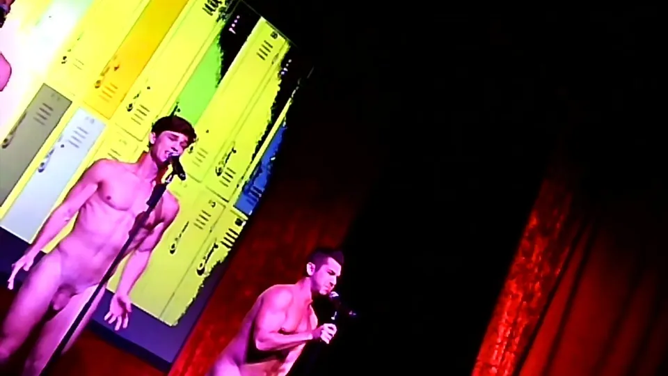 Hot guys perform nude on stage. - ThisVid.com