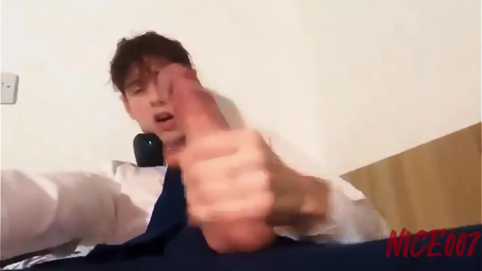 Handsome Boy Jerks Off and Cums