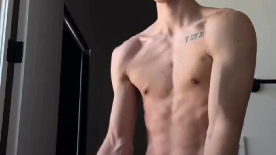 Hot jerking boy