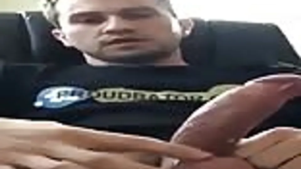 Hot masturbator eats his cum
