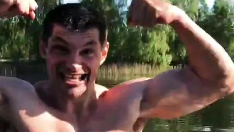 Men Naked in Water