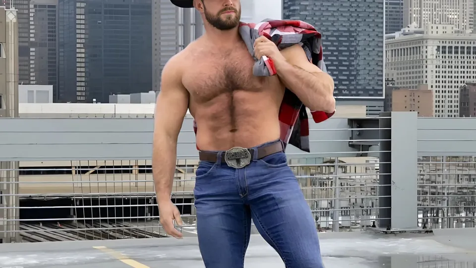 Hot Muscular Cowboy Is Always Ready To Milk - ThisVid.com
