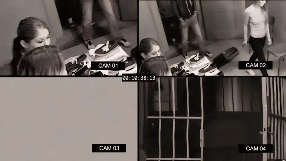 Hot Prison Guard Anna Polina Fucks Two Inmates And Has Them Cum In Her Mouth 