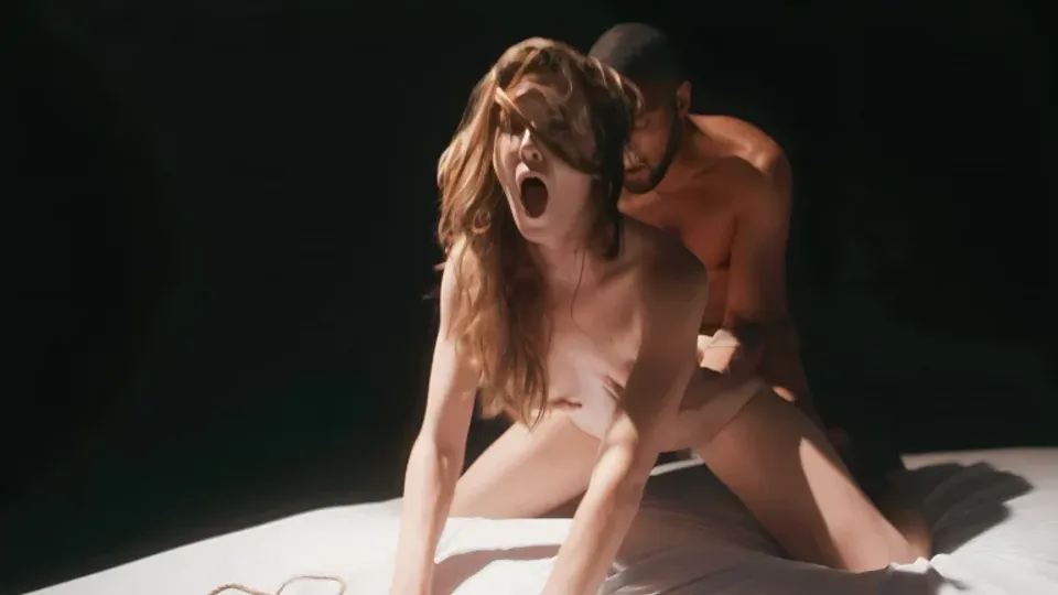 Hot Redhead Ashley Lane Sucks His Big Black Cock And Takes It From Behind 