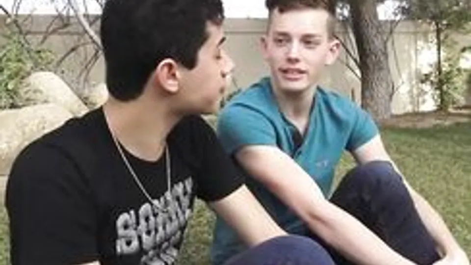 Twink Couple Fucks at Home