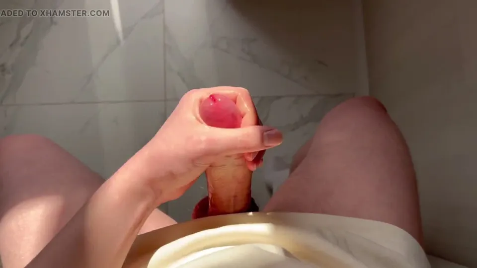 Hot solo cock masturbation with moans and big cumshot.mp4