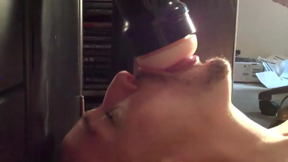 HOT STR8 VERBAL DADDY FUCKS LICKS AND CUMS IN TOY - ThisVid.com