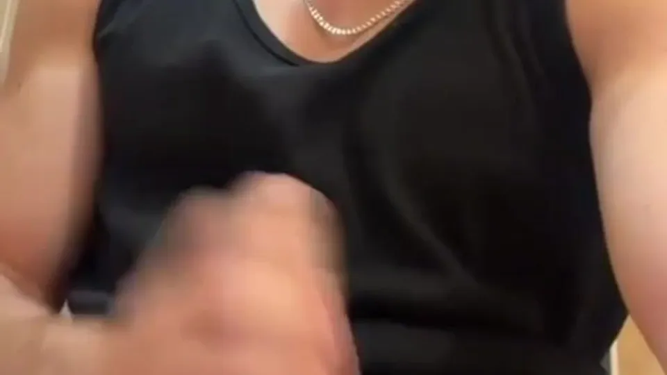Hot straight boy jerking.
