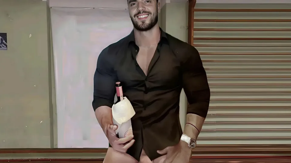 Hot Stud Enjoy His Time with His Pierced Cock - ThisVid.com
