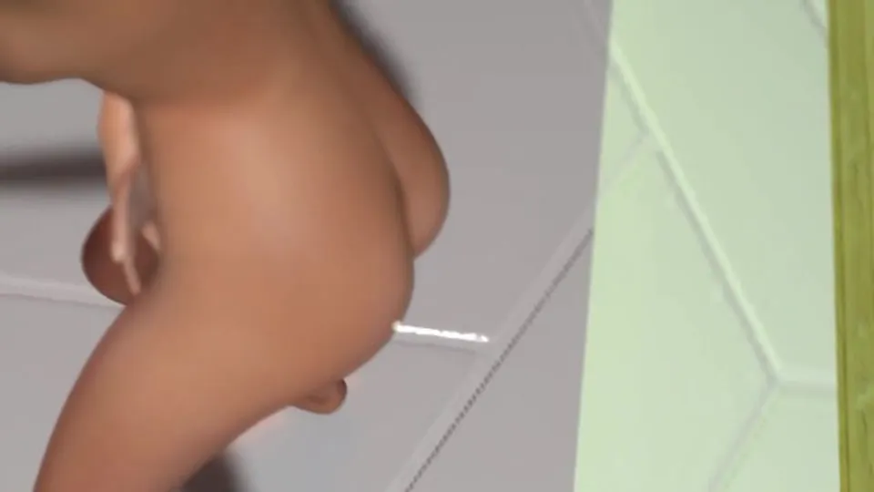 Tattooed Emo Girl with Pink Hair Masturbates