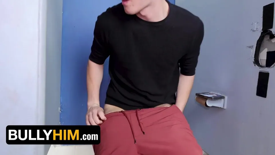 Hot Twink Gets Caught Masturbating in Public Bathroom and Gets His Ass Fucked by Monster Cock Porn Videos - Tube8