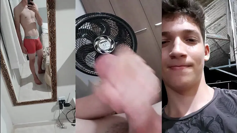 Hot twink showing hole and cumming - ThisVid.com