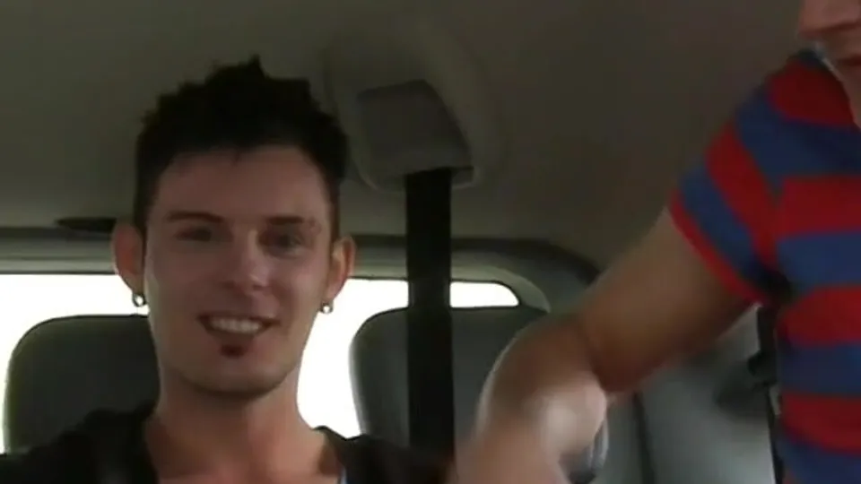 Hot UK twink gets picked up for sex in back of a car - ThisVid.com