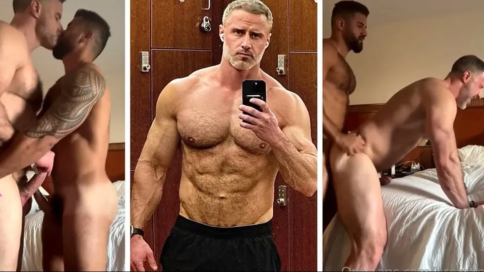 Hot Well-built Mature Hunk Has A Fling With His Equally Sexy Gym Buddy