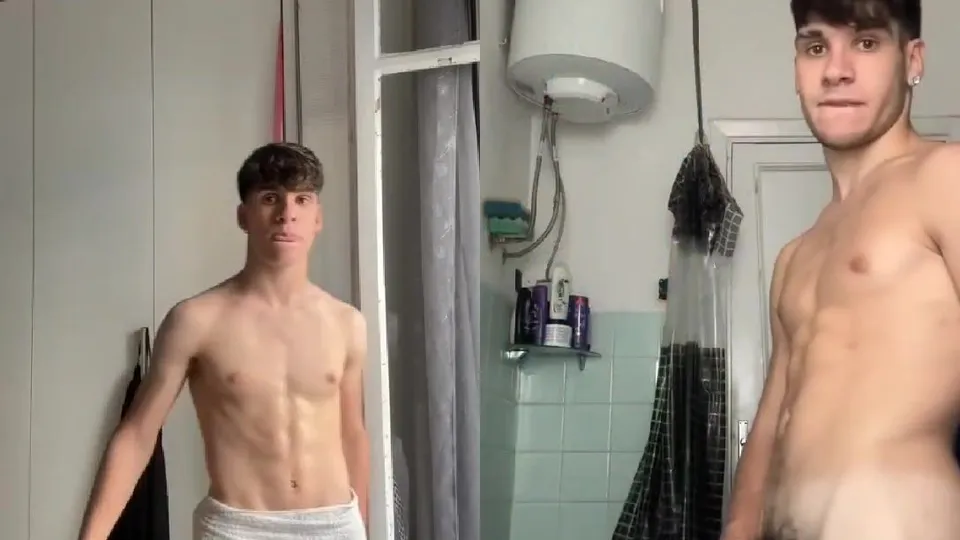 Italian Twink Jerks Off