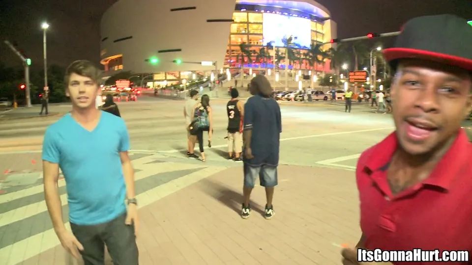 Izzy's Ticket Trade: Raw Gay Interracial Action