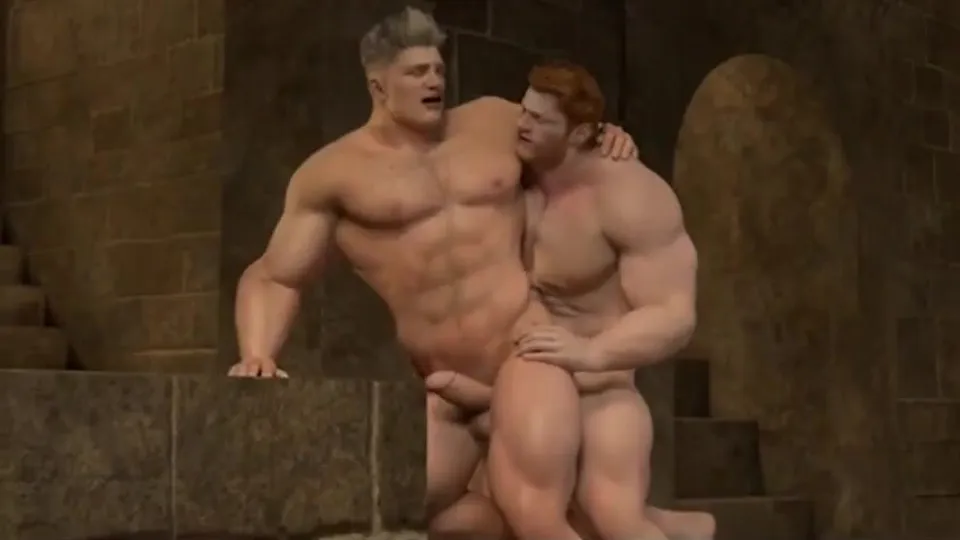 Animated Hunks Cum Hard