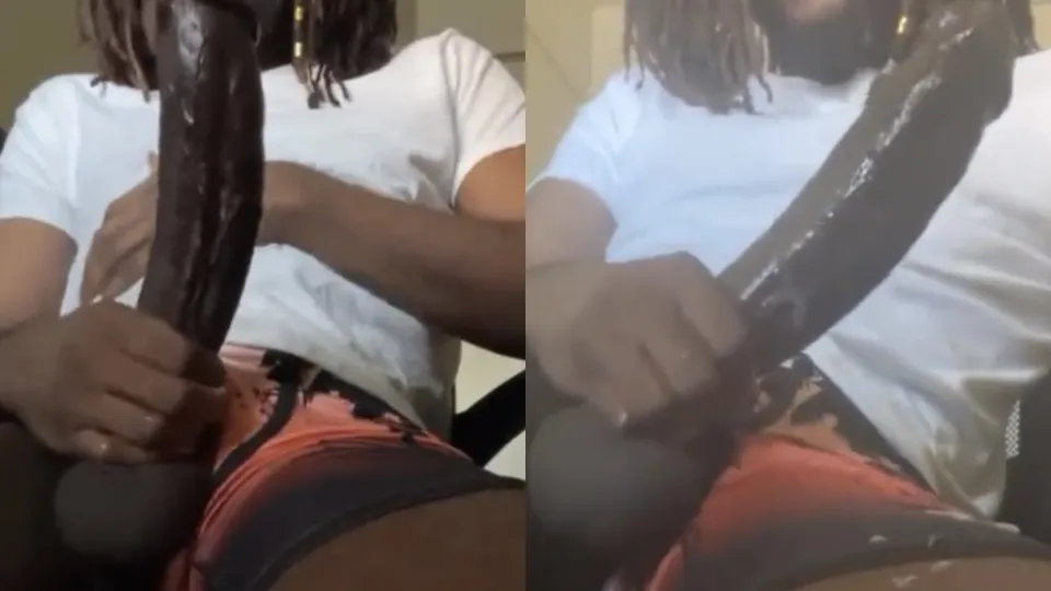 *HUNG* str8 Rasta teen busts a nut - ThisVid.com