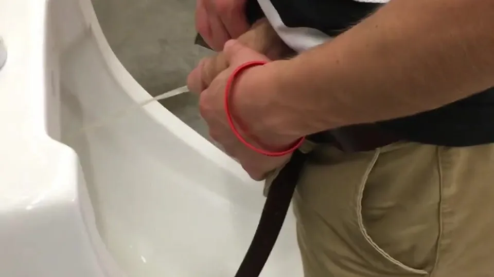 Hung Urinal Spy Sports Game 1 - ThisVid.com