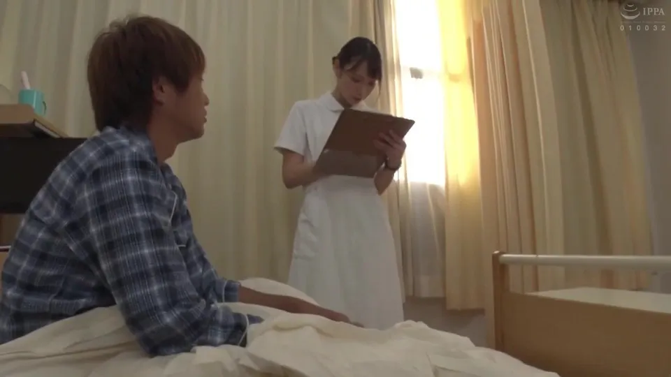 Nurse Examines Patient in Hospital Room