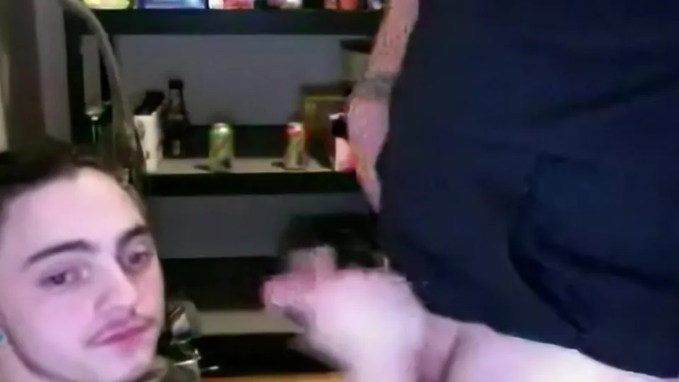 Hustler blows buddy