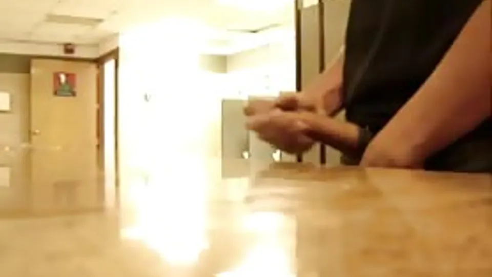 Caught Masturbating in Office Toilet