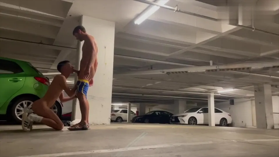In car park