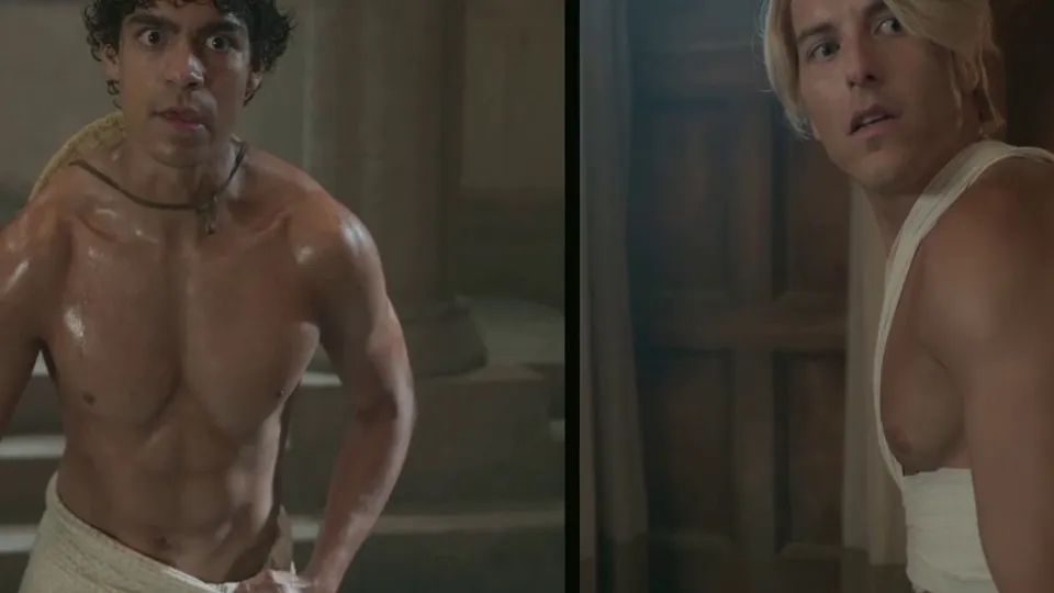 Inaki Godoy, Taz Skylar Shirtless Scene in One Piece