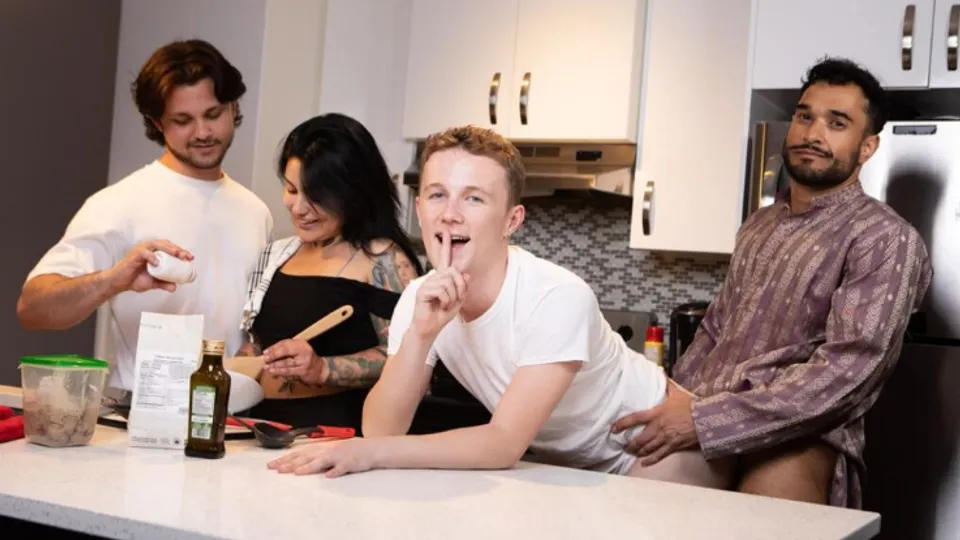 Benny Fox and Enzo Muller with Raj