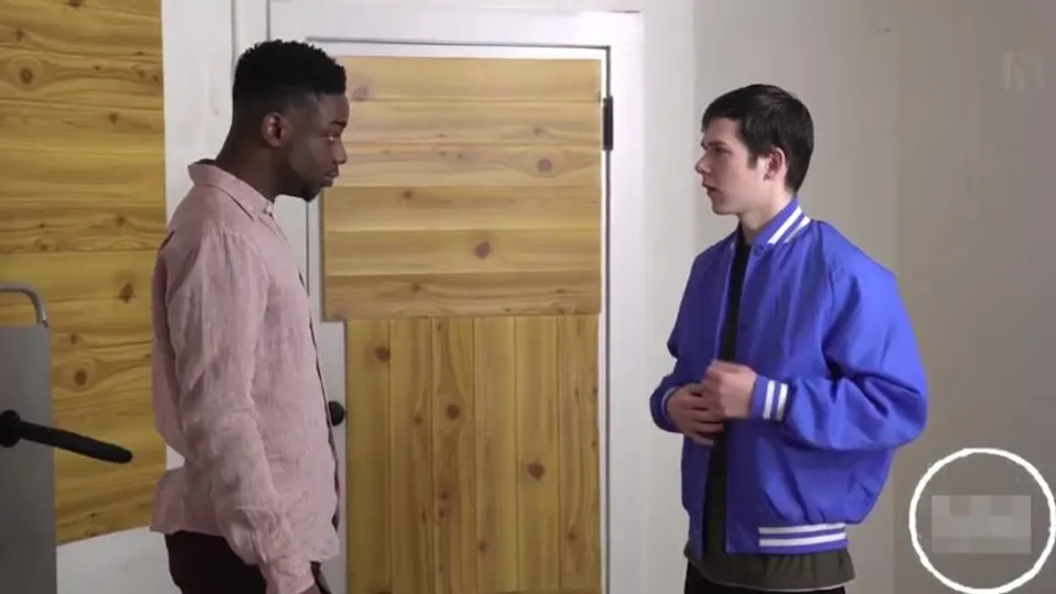 Gay Frat Guys Initiate Newbie