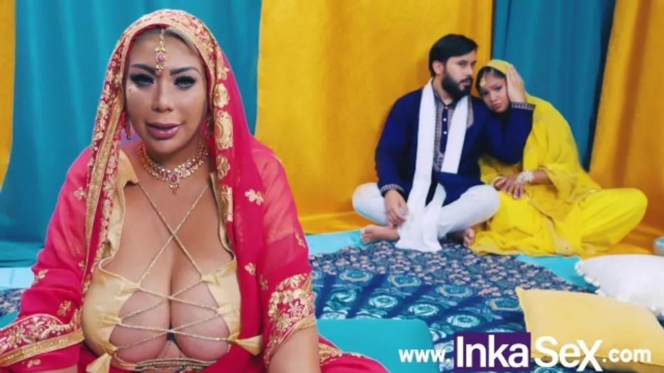 Inka Sex - Chudai Madrastra India tetona se folla al novio de su Hijastra