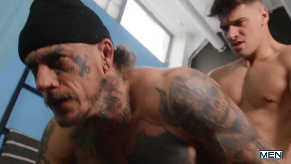 Inked Stud Takes Euro Hunk