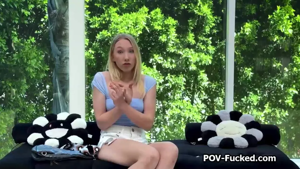 Blondes' First Time on Camera