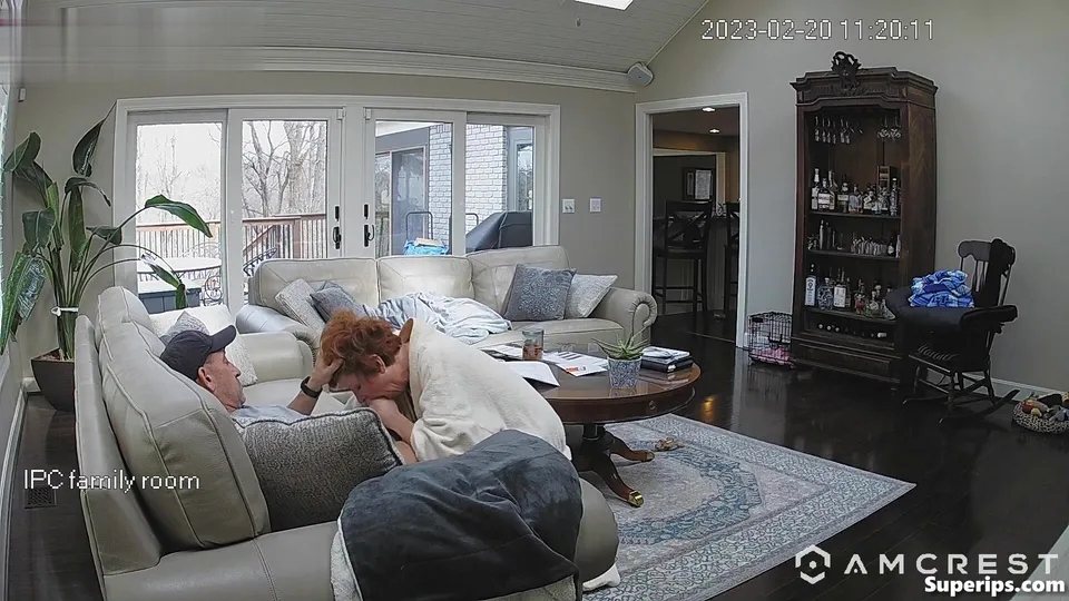 Mature Couple's Couch Encounter
