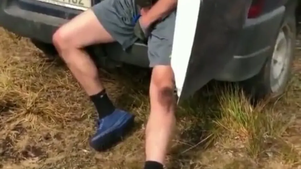 Irish farmer wanking outdoor - ThisVid.com