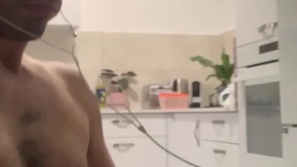 Israeli Guy Jerks Off and Cums