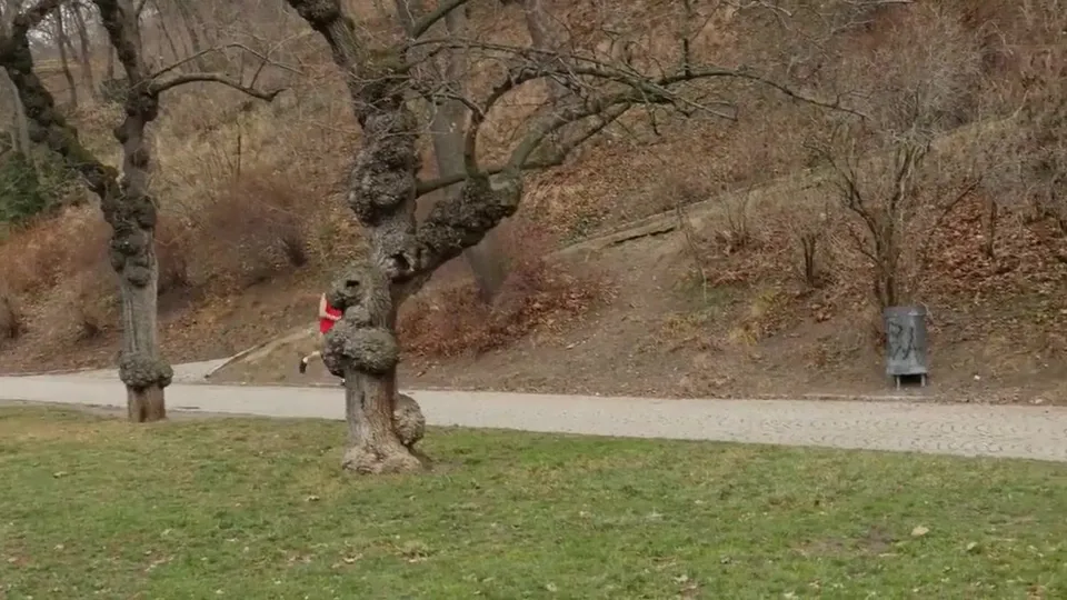 Jake Olsen and a friend